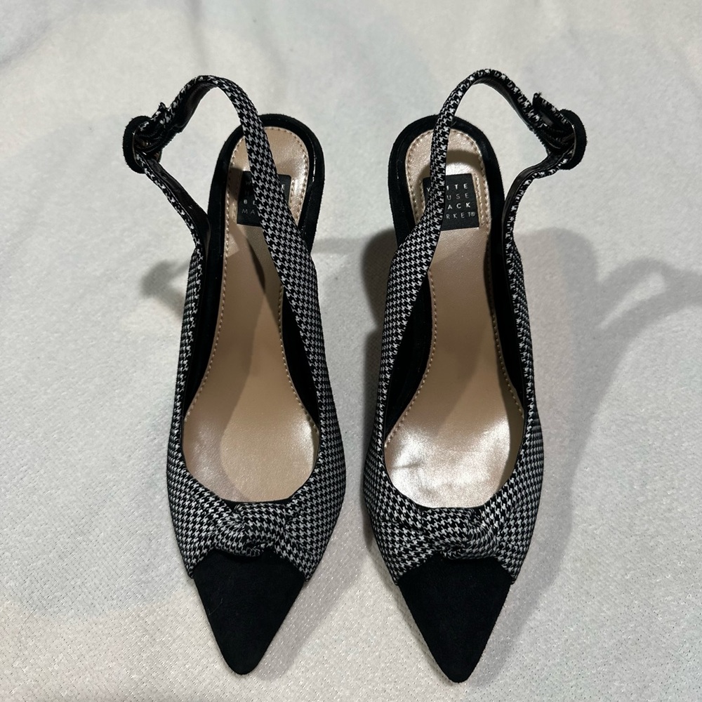 White House Black Market  Valerie HT HH slingback